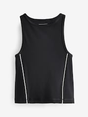 Black/White Supersoft Active Tank - Image 6 of 7