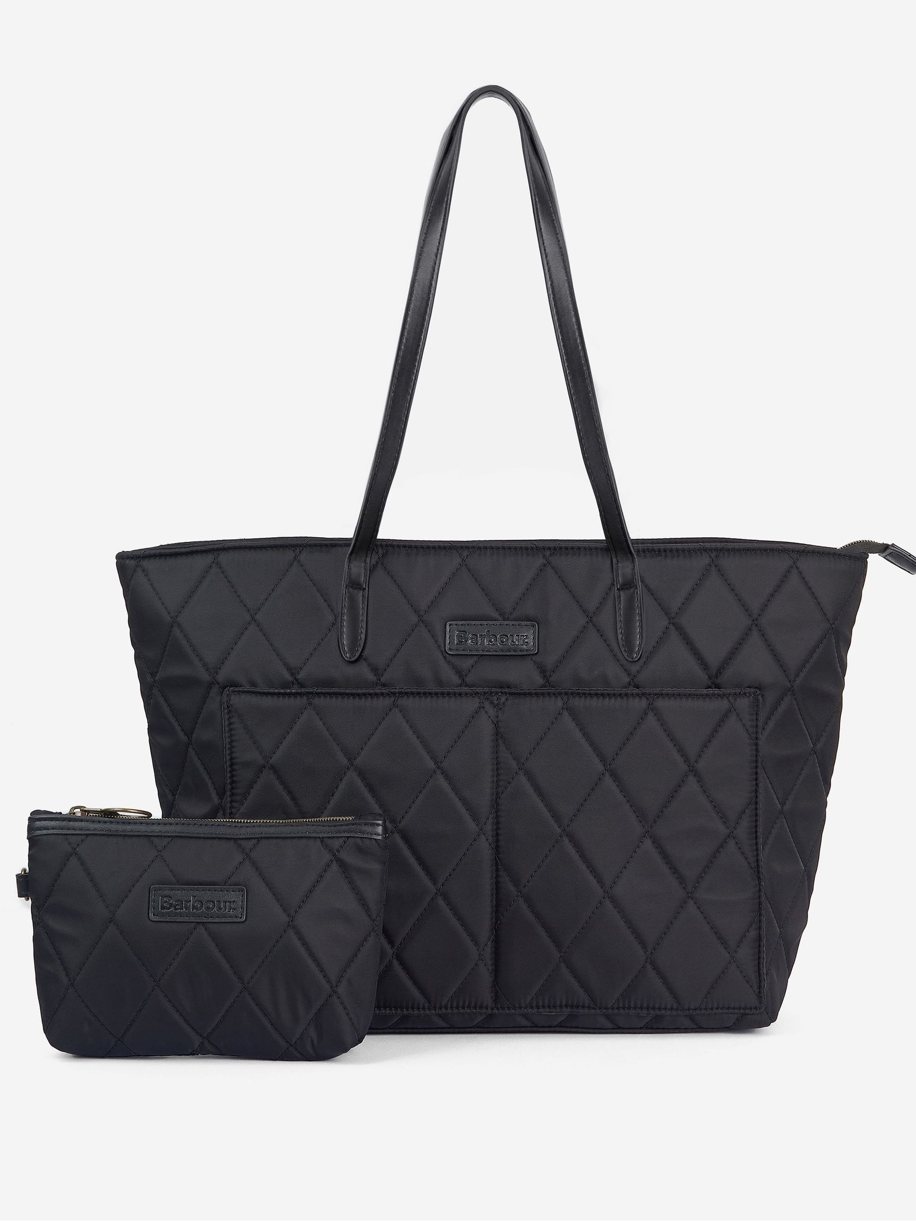 Buy Barbour Black Quilted Tote Bag from Next Malta