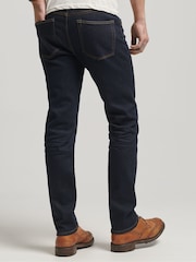 Superdry Blue Cotton Merchant Slim 100% Cotton Jeans - Image 2 of 9