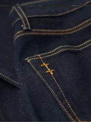 Superdry Blue Cotton Merchant Slim 100% Cotton Jeans - Image 9 of 9