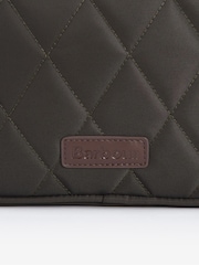 Barbour® Olive Green Quilted Cross-Body Camera Bag - Image 6 of 7