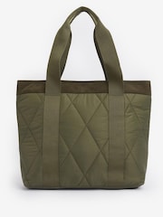 Barbour® Green Healy Quilted Tote Bag - Image 2 of 7
