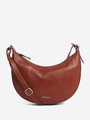 Barbour® Brown Laire Leather Sling Shoulder Bag - Image 4 of 9