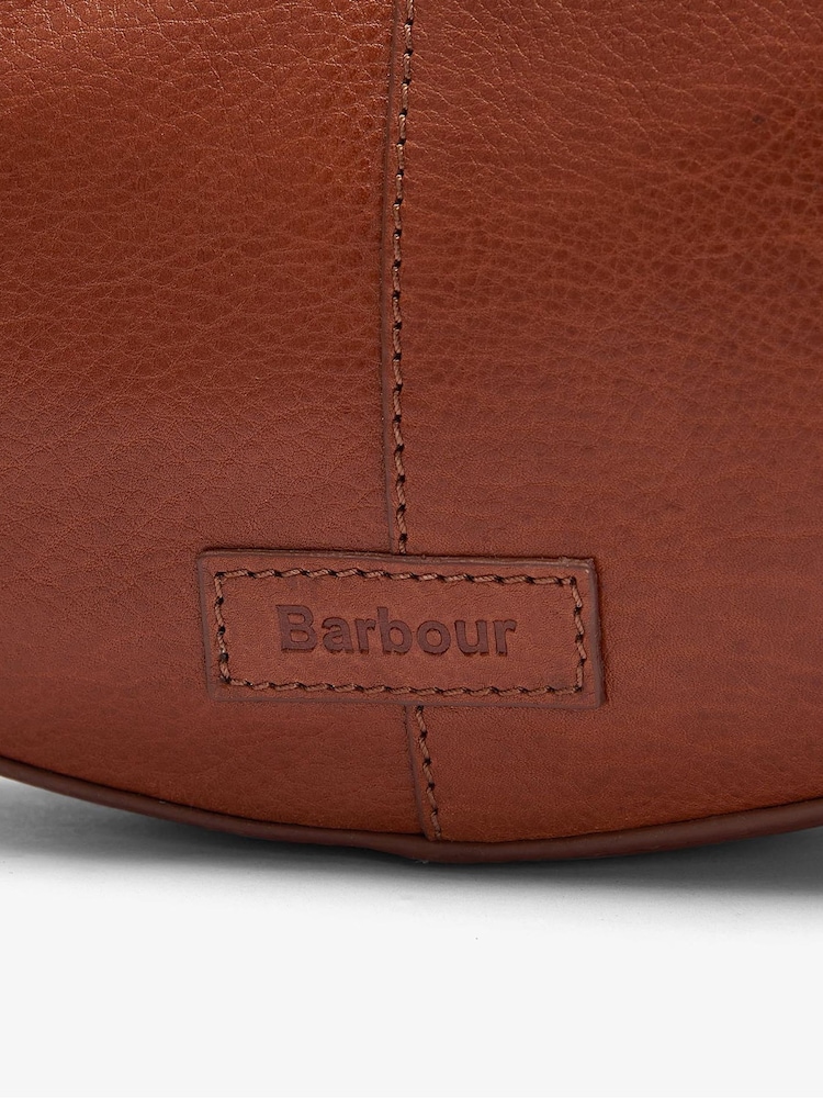 Barbour® Brown Laire Leather Sling Shoulder Bag - Image 8 of 8