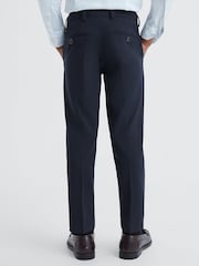 Reiss Navy Hope 9-14 yrs Wool Blend Adjustable Trousers - Image 5 of 6