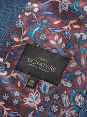 Bright Blue Nova Fides Wool Blend Waistcoat - Image 8 of 9