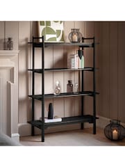 Gallery Home Black Virginia Open Display - Image 1 of 6