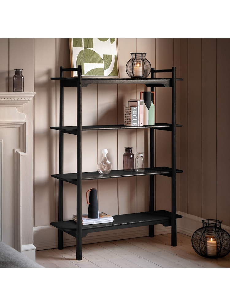 Gallery Home Black Virginia Open Display - Image 1 of 6