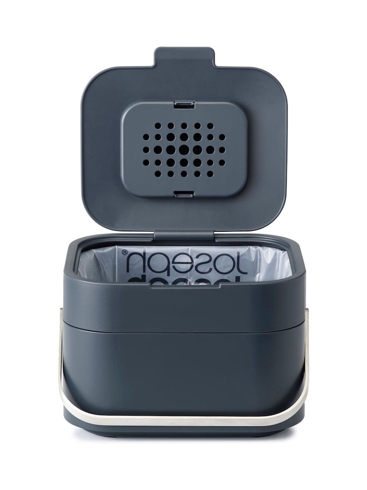 Joseph Joseph Graphite Stack 4 Food Waste Caddy - Image 4 of 4