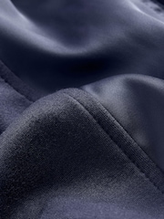 Navy Blue Satin Mix Jersey Parachute Cargo Trousers - Image 5 of 6