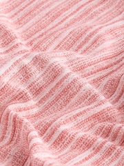 Coral Pink Textured T-Shirt - Image 9 of 9