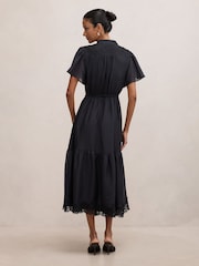 Forever New Harriet Petite Lace Midi Kleid mit Leinenanteil - Bild 2 von 4