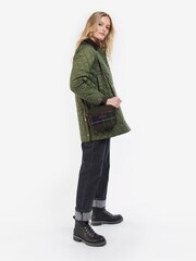Barbour® Green Contin Tartan Check Cross-Body Bag - Image 3 of 9