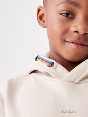 Paul Smith Junior Boys Natural Signature Pullover Hoodie - Image 2 of 8