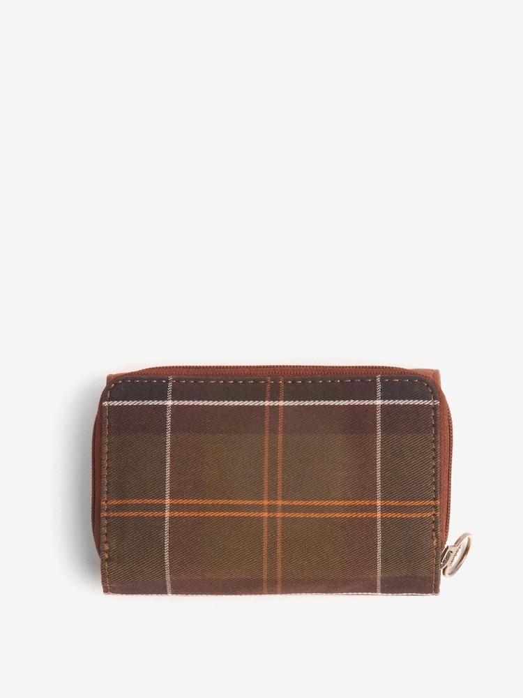 Barbour® Tan Brown Leather French Purse - Image 2 of 4