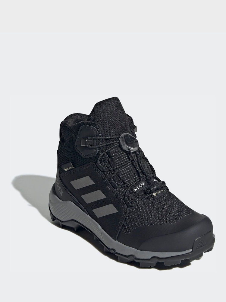 adidas Terrex Black Mid Gore-Tex Hiking Shoes - Image 1 of 9 adidas Terrex Black Mid Gore-Tex Hiking Shoes - Image 1 of 9