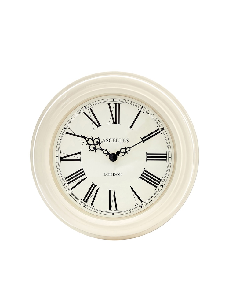 Brookpace Lascelles Cream Classic Wall Clock With Roman Numerals i 32cm - Image 2 of 2