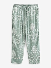 Laura Ashley Green Josette Button Through Pyjamas Set - Image 9 of 9