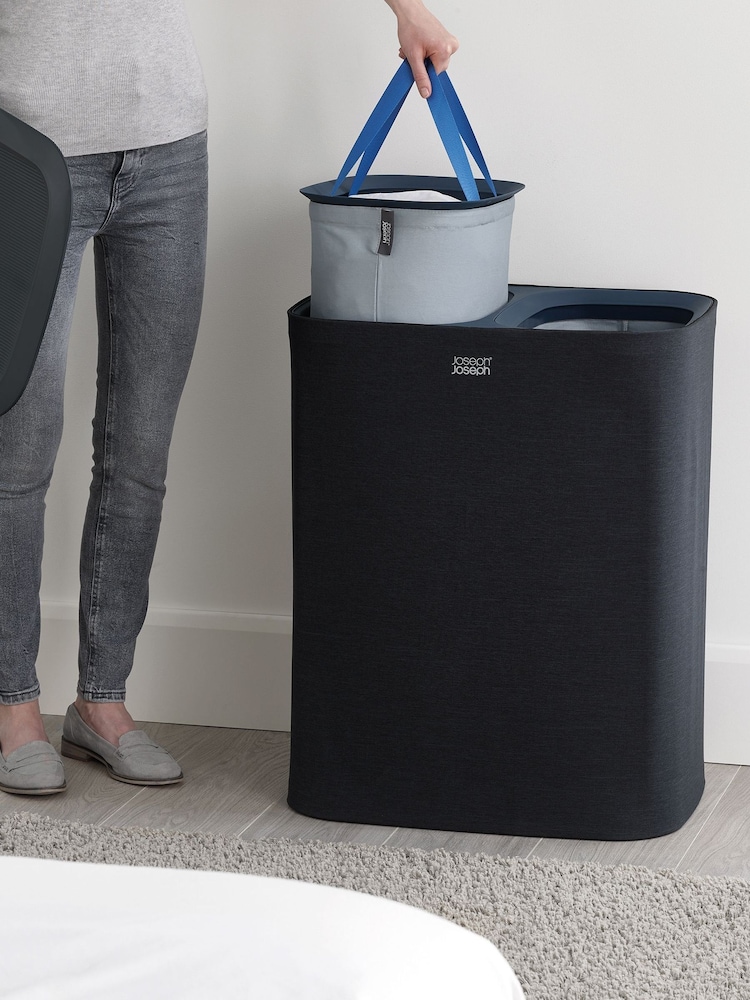 Joseph Joseph Black Tota 90 Litre Laundry Separation Basket - Image 4 of 4