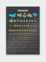 Suck UK Blue Wanderlist - Image 4 of 6