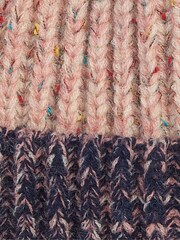 Barbour® Pink Norham Knitted Pom Beanie - Image 4 of 4