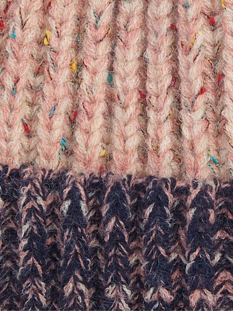 Barbour® Pink Norham Knitted Pom Beanie - Image 4 of 4