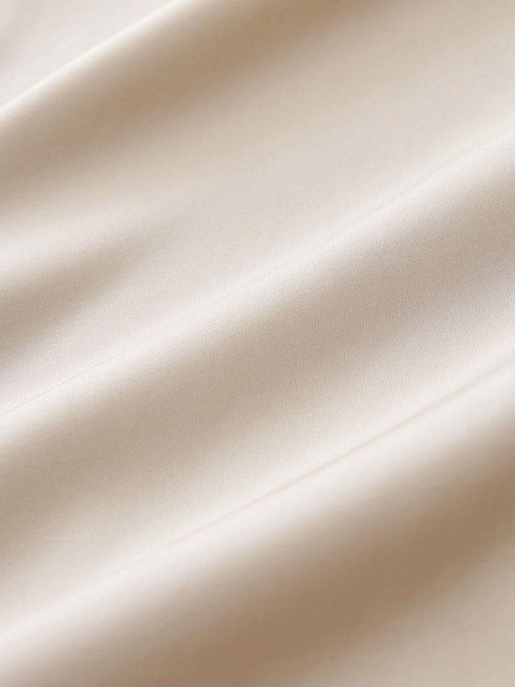 Champagne Gold Satin Long Sleeve Shirt - Image 7 of 7