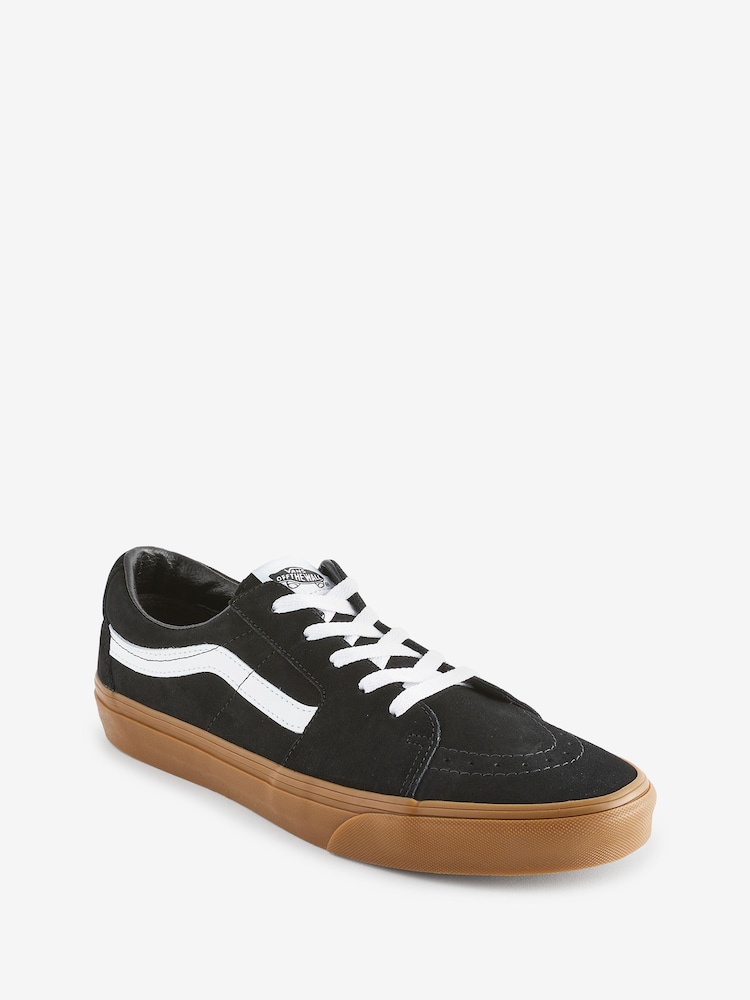 Vans Mens SK8 Low Gum Sole Trainers - Image 2 of 5