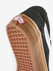 Vans Mens SK8 Low Gum Sole Trainers - Image 4 of 5
