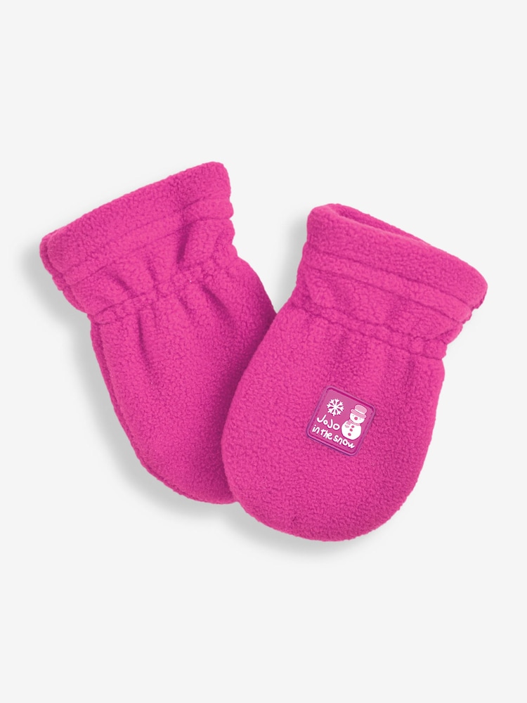 JoJo Maman Bébé Polarfleece Mitones Pop-On - Imagen 1 de 1