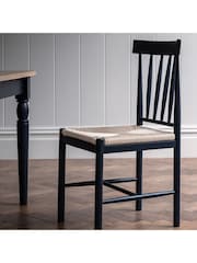 Gallery Home Meteor Navy Leroy Dining Chair Set of 2 - Image 2 of 8