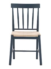 Gallery Home Meteor Navy Leroy Dining Chair Set of 2 - Image 4 of 8