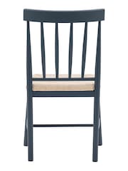 Gallery Home Meteor Navy Leroy Dining Chair Set of 2 - Image 5 of 8