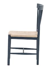 Gallery Home Meteor Navy Leroy Dining Chair Set of 2 - Image 7 of 8
