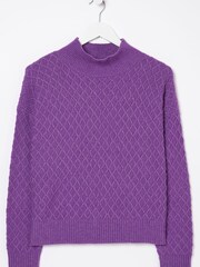 FatFace Purple Vicki Jumper - Image 5 of 5
