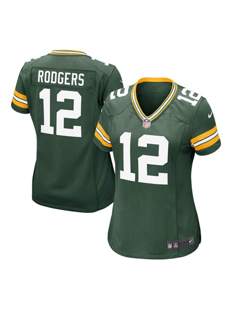 Nike Green NFL Green Bay Packers Home Game Jersey - Aaron Rodgers Womens - Image 1 of 1