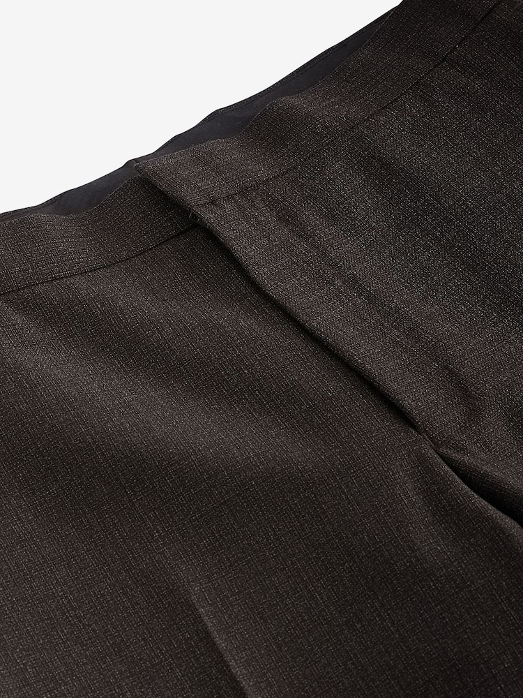 Braun - Schmale Passform - Textured Wool Suit Trousers - Image 6 of 9