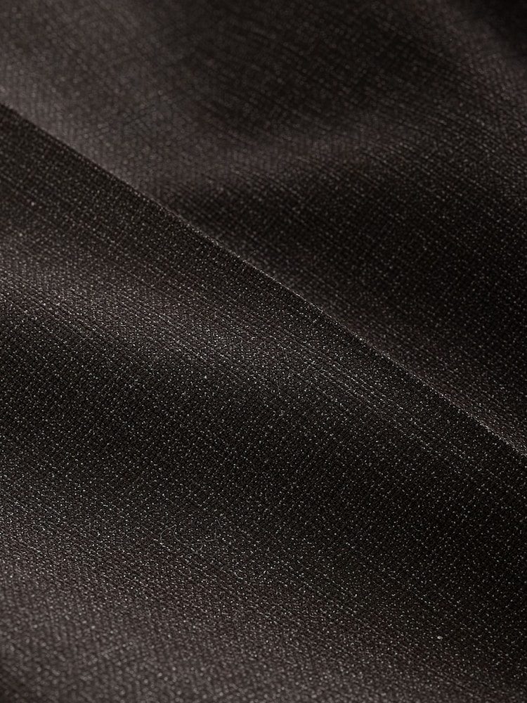 Brown Slim Fit Textured Wool Suit Trousers - Image 9 of 9