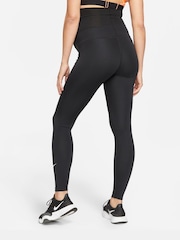 Nike Black Maternity One High-Waisted Leggings - Image 2 of 4