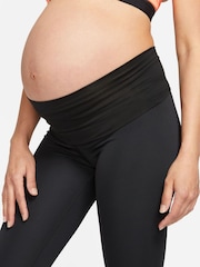 Nike Black Maternity One High-Waisted Leggings - Image 3 of 4