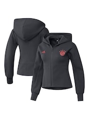 adidas Grey FC Bayern European Anthem Jacket Womens - Image 1 of 3