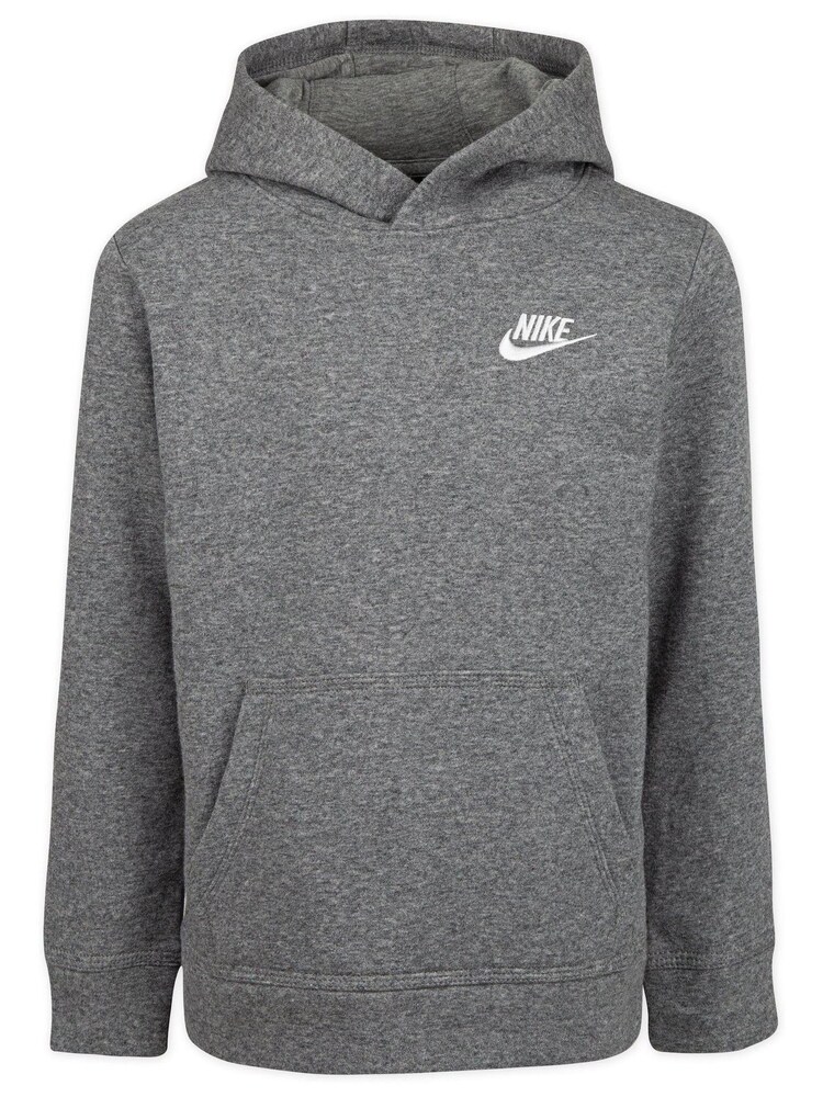 Nike Grey Fleece Little Kids Hoodie - Image 1 of 4