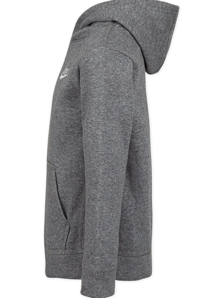 Nike Grey Fleece Little Kids Hoodie - Image 4 of 4