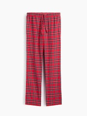 Rot - Relaxed Flannel Pyjama Bottoms - Bild 4 von 4