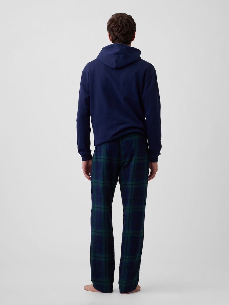 Marineblau/blau - Relaxed Flannel Pyjama Bottoms - Bild 2 von 4 Marineblau/blau - Relaxed Flannel Pyjama Bottoms - Bild 2 von 4