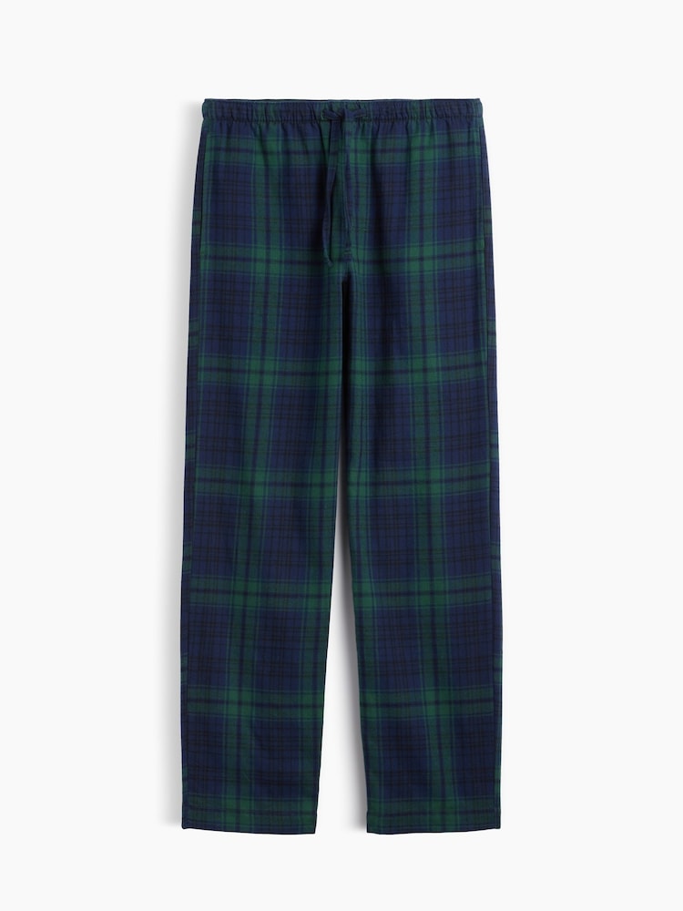 Marineblau/blau - Relaxed Flannel Pyjama Bottoms - Bild 4 von 4 Marineblau/blau - Relaxed Flannel Pyjama Bottoms - Bild 4 von 4