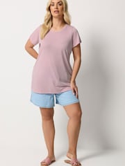 Yours Curve Animal Short Sleeve Core T-Shirts 2 Pack - Image 3 of 8