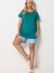 Yours Curve Animal Short Sleeve Core T-Shirts 2 Pack - Image 4 of 8