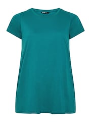Yours Curve Animal Short Sleeve Core T-Shirts 2 Pack - Image 7 of 8