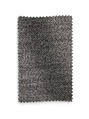 Charcoal Grey Bouclé Textured Lined Curtains - Image 6 of 6